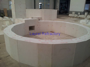 Fire Resistant Corundum Refractory Bricks Fused Zircon Corundum Brick for Glass Furnace Kiln