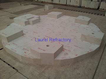 Fused Zircon Corundum Refractory Brick Erosion Resistance ISO9001 for Rotary Kiln