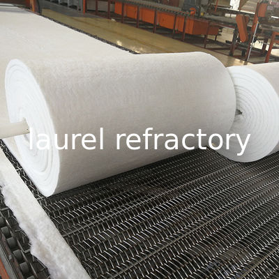 High Tensile Strength Ceramic Fiber Refractory Insulation Thermal Blanket For Ceramic Steel Industry