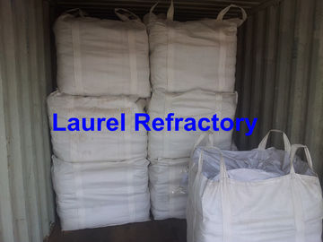 Steel Fiber Strengthened Unshaped Cement Corundum Mullite Refractory Castable In Furnace