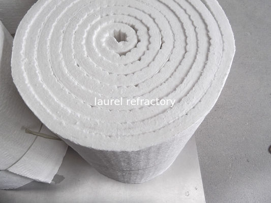 High Pure AL2O3 SIO2 Fire Rated Refractory Insulating Wool Cotton Ceramic Fiber Blanket 6-50 Mm Thickness